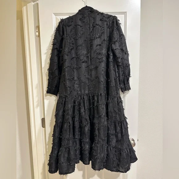 Black feathered Dainty Jewells dress - Picture 5 of 5